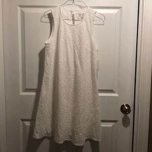 White Calvin Klein Spring Dress Sz 8